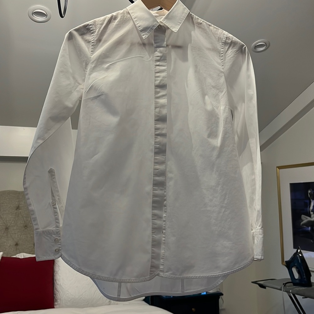 J. Crew white button down shirt